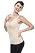 Franato Women's Shapewear Camisole Seamless Basic Smoothing Tank Top Nude Large
