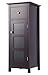 SPIRICH Bathroom Storage Floor Cabinet, Bathroom Cabinet Free Standing with Single Drawer and Adjustable Shelf (Espresso) (Espresso)