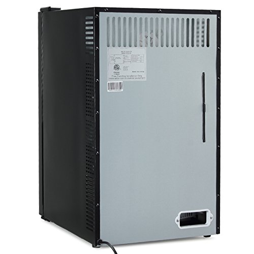DELLA 24-Bottle Wine Cooler Chiller Freestanding Fridge Quiet Operation Wine Cellar Adjustable Temperature, Black