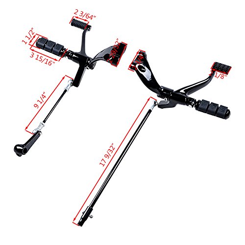 Forward Controls Pegs Levers Linkages For Harley (2014-2018, Black)