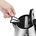 VonShef 1500W 1.7L Brushed Stainless Steel Cordless Jug Kettle