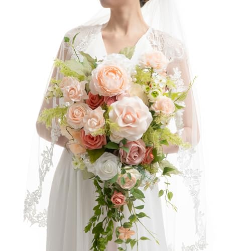 Ling's Moment Pink Bride Bouquet