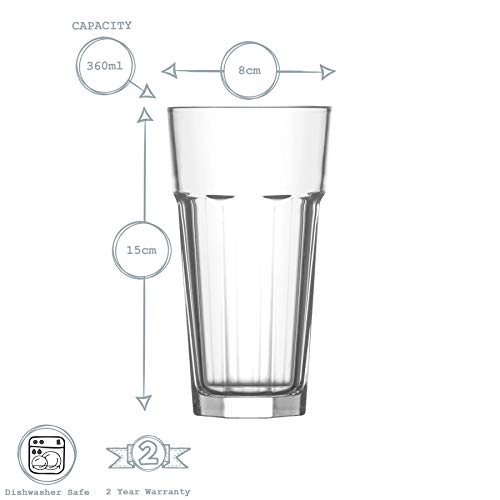 Lav Aras - Highball-Cocktailgläser - 360 ml - 12 Stück – Bild 3