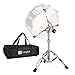 Snare Drum Stand Lightweight Double Braced Adjustable Height with Carrying Bag Fit 10
