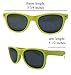 TheGag Bulk Sunglasses 24 Pack 12 Bright Solid Colors Neon Sunglasses Party Favors Party Pack Adults Kids Birthday Beach Pool Summer Party Goody Bag Fillers Sets Boys Girls Teens Adults 80's Style