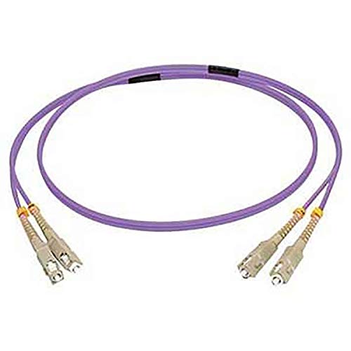 C2G 5m SC/SC OM4 LSZH Fibre Patch - Purple - Patch cable - SC multi-mode (M) to SC multi-mode (M) - 5 m - fibre optic - duplex - 50/125 micron - OM4 - purple