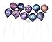 Sparko Sweets Galaxy Lollipops Clam-Shell Gift Pack, Galactic Designs, 10 Count, 8 Ounce
