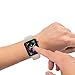 [2 Pack] Fotbor Compatible for New Apple Watch Screen Protector 40mm Series 4, Tempered Glass Screen Protector [Full Coverage] Anti-Scratch Anti-Bubble 3D Curved for Apple Watch 4 -Black (40mm)