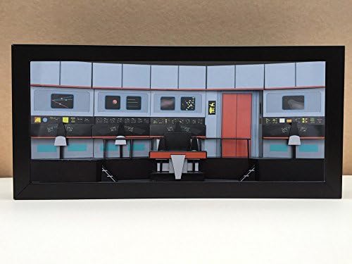 USS Enterprise Bridge shadowbox diorama - memorabilia picture art collector gift