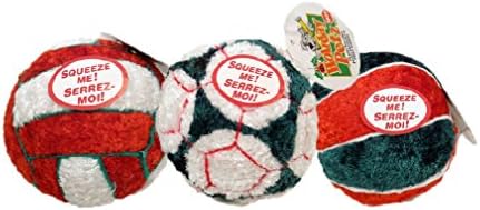 Plush Ball Dog Toy with Squeaker - Squeaky ball for your dog or puppy