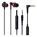 Audio-Technica ATH-CKM500ISRD In-Ear Headphones for Smartphone - Red