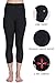 RAYPOSE Women's Workout Running Capris Leggings Pocket Tummy Control High Waist Yoga Pants