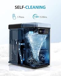 Aeitto Nugget Ice Maker 40Lbs/24H, Countertop Soft