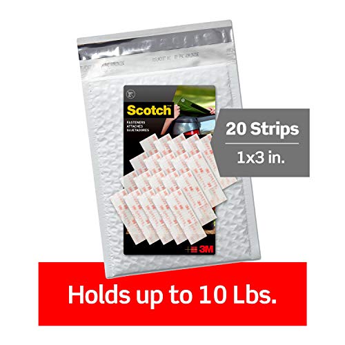 Scotch Extreme Interlocking Fasteners, 10 Sets, For Indoor and Outdoor