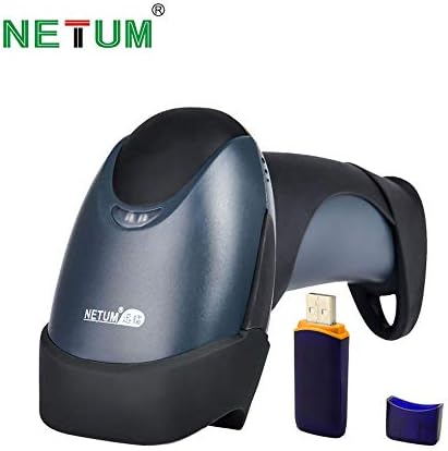 YanlinkTech NETUM NT-M2 1D Cordless Handheld Wireless Laser Barcode Scanner & USB Receiver