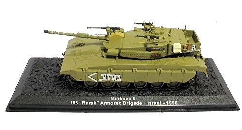 Deagostini 1:72 Diecast Model Tank - Merkava III. 188 "Barak"'Armored Brigade. Israel - 1990 #28
