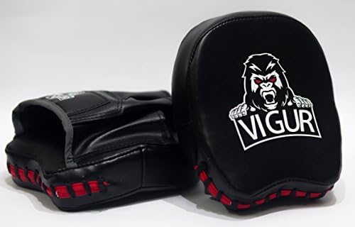 Vigur Mini Punch Mitts, MMA, Boxing, KickBoxing, Muay Thai, Target Focus Punch Pad, Punching Mitts Focus Pad
