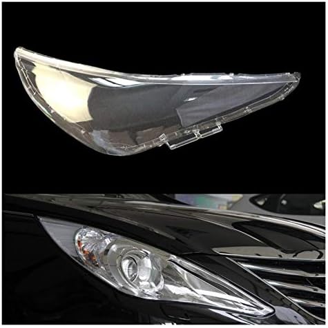 車のヘッドライトランプシェードの車のヘッドライトレンズのフィット感のためのヒュンダイソナタ11 14ヘッドランプレンズの車の交換オートシェル カバー Color Passenger Sider