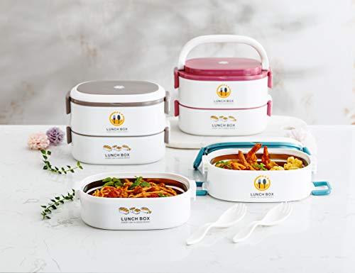 2 Lille+Stackable+Compartment+Microwavable+Individual