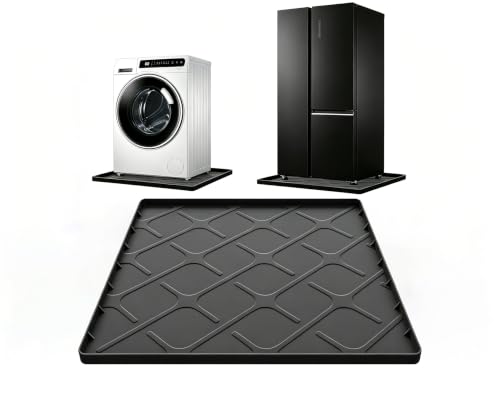 Washing Machine Drain Pan Anti-Vibration Silicone Mat for Floor Protection at Amazon