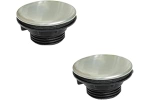 ZYYC 2 Pcs Stainless Steel Kitchen Sink Tap Hole Cover ，Kitchen Faucet Hole Cover ，Faucet Hole Cover，Sink Tap Hole Cover，Kitchen Faucet Hole Cover Stainless Steel (1.2 to 1.6 Inch in Diameter)