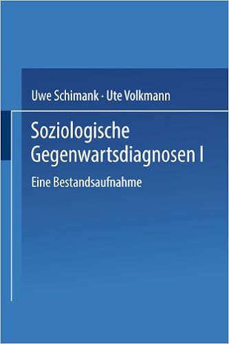 Soziologische Gegenwartsdiagnosen I Eine Bestandsaufnahme Amazon De Schimank Uwe Volkmann Ute Bucher