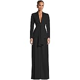 LEWIJO Pant Suits for Women with Belt 2 Piece Dressy Casual Womens Suit Elegant Wedding Guest Suits for Women