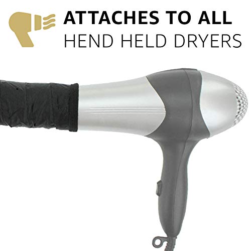 Bonnet Hood Hair Dryer Attachment - Soft Adjustable Hooded Bonnet for Hand Held Hair Dryer - Mask Cap for Drying Styling Curling Deep Conditioning-Soft Adjustable Large Hood Bonnet