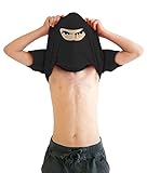 Youth Ninja Disguise Flip T Shirt Funny Cool Costume Mask Tee For Kids