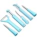 nuosife 3-Piece Fruit Vegetable Peeler Set Y Style, Double Sides,One Sides