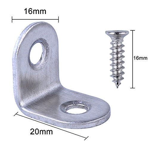 4 Bronagrand+Brackets+Fastener+Stainless+20x20mm