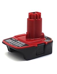 Waitley adaptador de batería para Dewalt dca1820 18 V-20 V convertidor con USB banco de la energía Función Compatible con DC9096 DC9180 Milwaukee M18 batería para herramientas de DeWalt