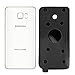 Samsung Galaxy Note 5 Replacement Rear Back Glass Back Cover w/ Removal Tool & Pre-Installed Adhesive - Fits N920 Models ANY CARRIER - 2 Logo (White Pearl)