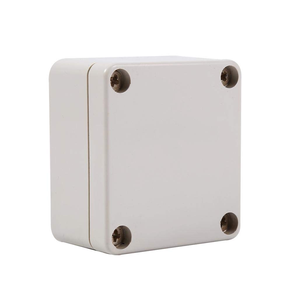 Junction Boxes, 1pc Pale Gray Waterproof Dustproof IP65 ABS Universal Electric Project Plastic Enclosure Junction Box for Indoor and Outdoor (65 * 60 * 35mm)