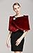 Faux Fur Shawl Wrap Women’s Bridal Winter Wedding Party Shrug Free Brooch (12 colors) by BEATELICATE