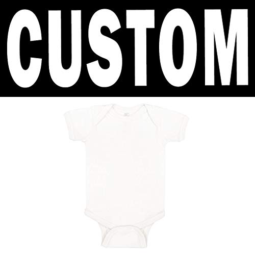 Custom Personalized Boy & Girl Baby Bodysuit Best Javelin Thrower Sport Funny Cotton Baby Clothes White Personalized Text Here 6 Months