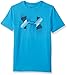 Under Armour Boys' Rapid Logo T-Shirt, Canoe Blue (713)/Academy, Youth Medium