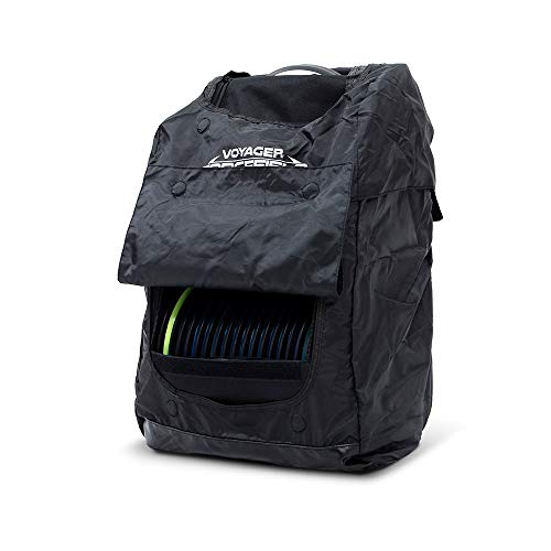 MVP Disc Sports Voyager Backpack Disc Golf Bag with Forcefield Rainfly - Yellow