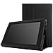 MoKo Case for Amazon Kindle Fire HD 7 2013 - Slim Folding Cover Case for Fire HD 7.0 Inch 3rd Generation Tablet, BLACK (With Smart Cover Auto Wake / Sleep.)