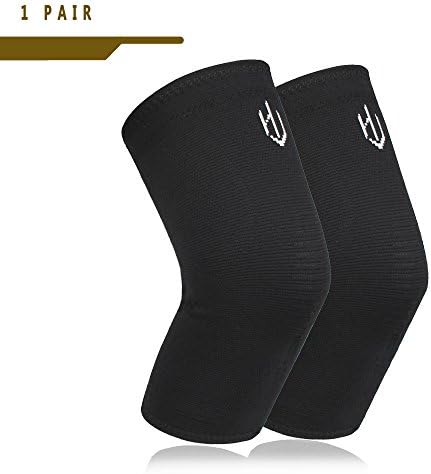 UncleHu Knee Compression Sleeve Suppport for Knee Pain- BEST Knee Brace, Braces and Supports Knee for Pain Relief, Meniscus Tear, Arthritis, Joint Pain, Injury Recovery, Running, Men &amp; Women,1pair
