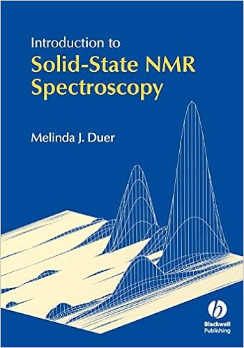Introduction To Solid State Nmr Spectroscopy Duer Melinda J 9781405109147 Amazon Com Books