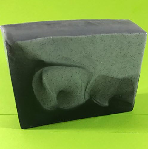 Activated Coconut Charcoal Detergent Free Soap 5oz 51 Shades of Charcoal Scented with Sandlewood
