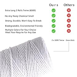 Twine String, Bakers Twine, Twine Cord for DIY Art