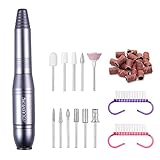 Electric Nail Drill Machine Lightweight Handpiece Grinder E File for Natural Nails Adjustable Speed Nail Drill Kit Set Professional Acrylic Gel Tool with Brush