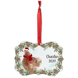 Pekin Frizzle Chicken Christmas Ornament 2024