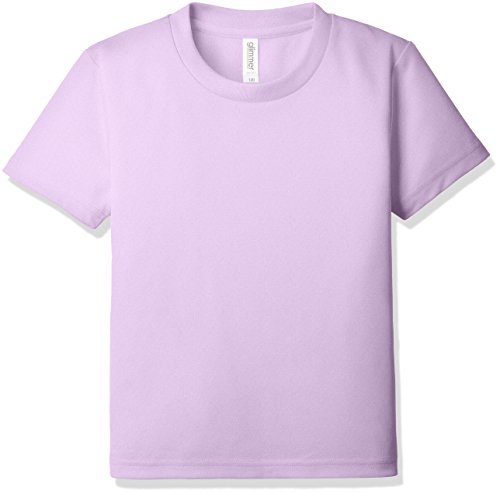 [グリマー] 半袖 4.4oz ドライTシャツ (クルーネック) 00300-ACT_K ボーイズ ライトパープル 130cm (日本サイズ130相当)