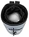Rock Climbing Chalk Bag and 2 x Chalk Balls - No Leak Drawstring Bag and Secure Zip Pocket, Grey