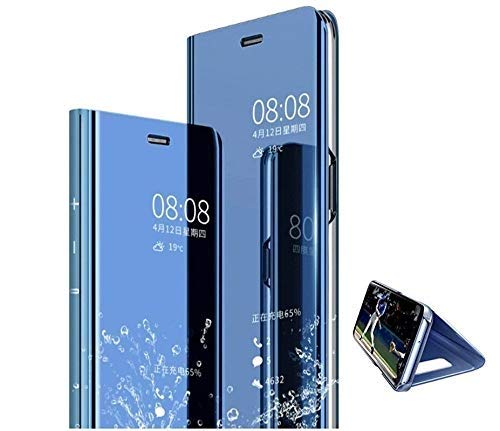 Mobiclonics Mirror S-View Stand Flip Cover for Samsung Galaxy Note 9(Blue)