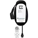ClipperCreek HCS-40P, 240V, 32A, EV Charging Station, with 14-50 Plug, 25 ft Cable, Safety Certified, Made in America