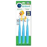 Baby Buddy 360 Toothbrush Step 1 Stage 5 for Babies/Toddlers , Kids Love Them, Blue, 3 Count
